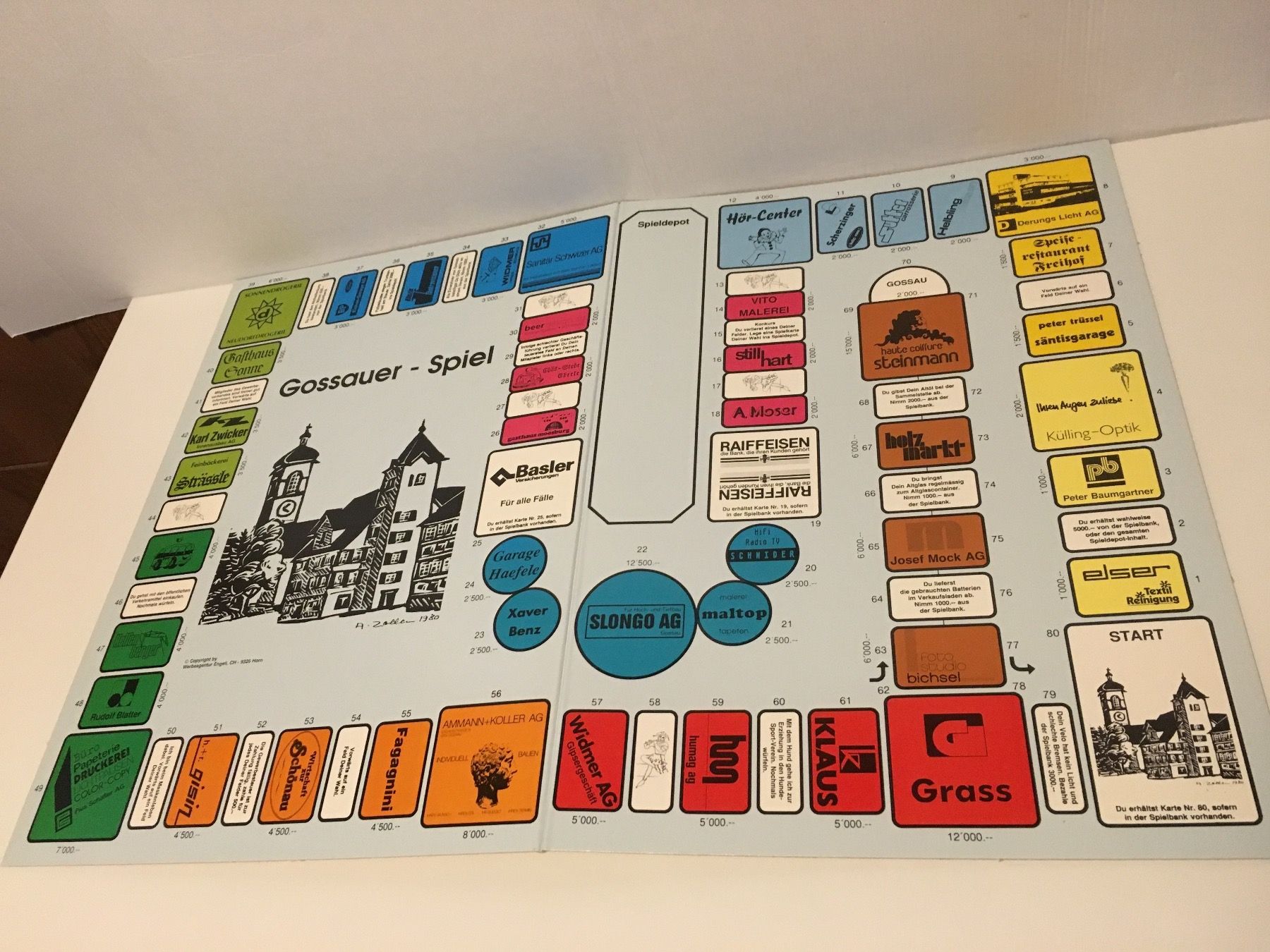 Spiele: Gossauer - Spiel - Copyright by Werbeagentur Engeli, Horn – Gebraucht aus Andwil SG von Rainboli 4