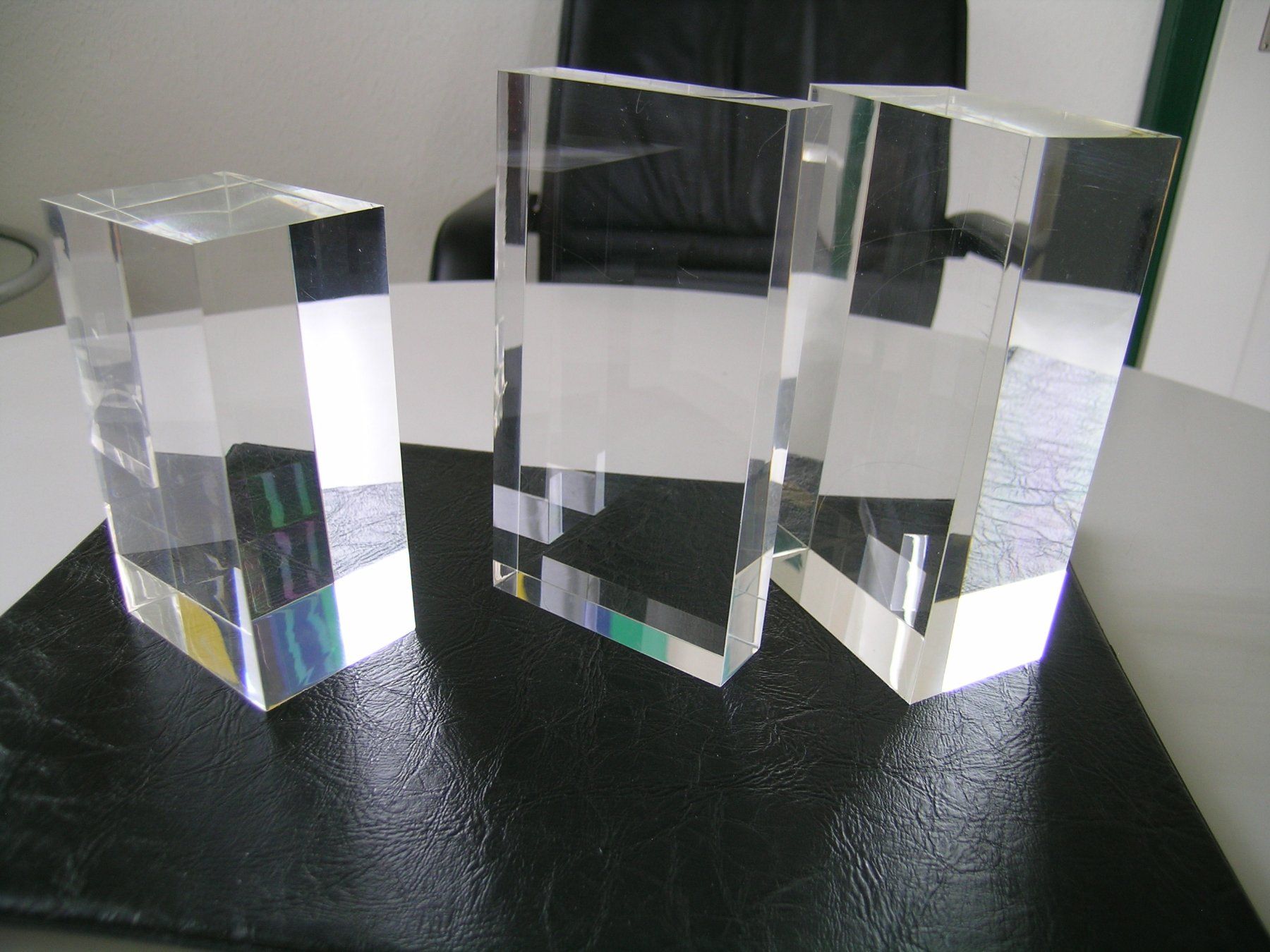 Bicchieri: Plexi-/Acryl-Glasblock – Nuovo (secondo la descrizione) da Grenchen venduto da esa-9162-9164 4