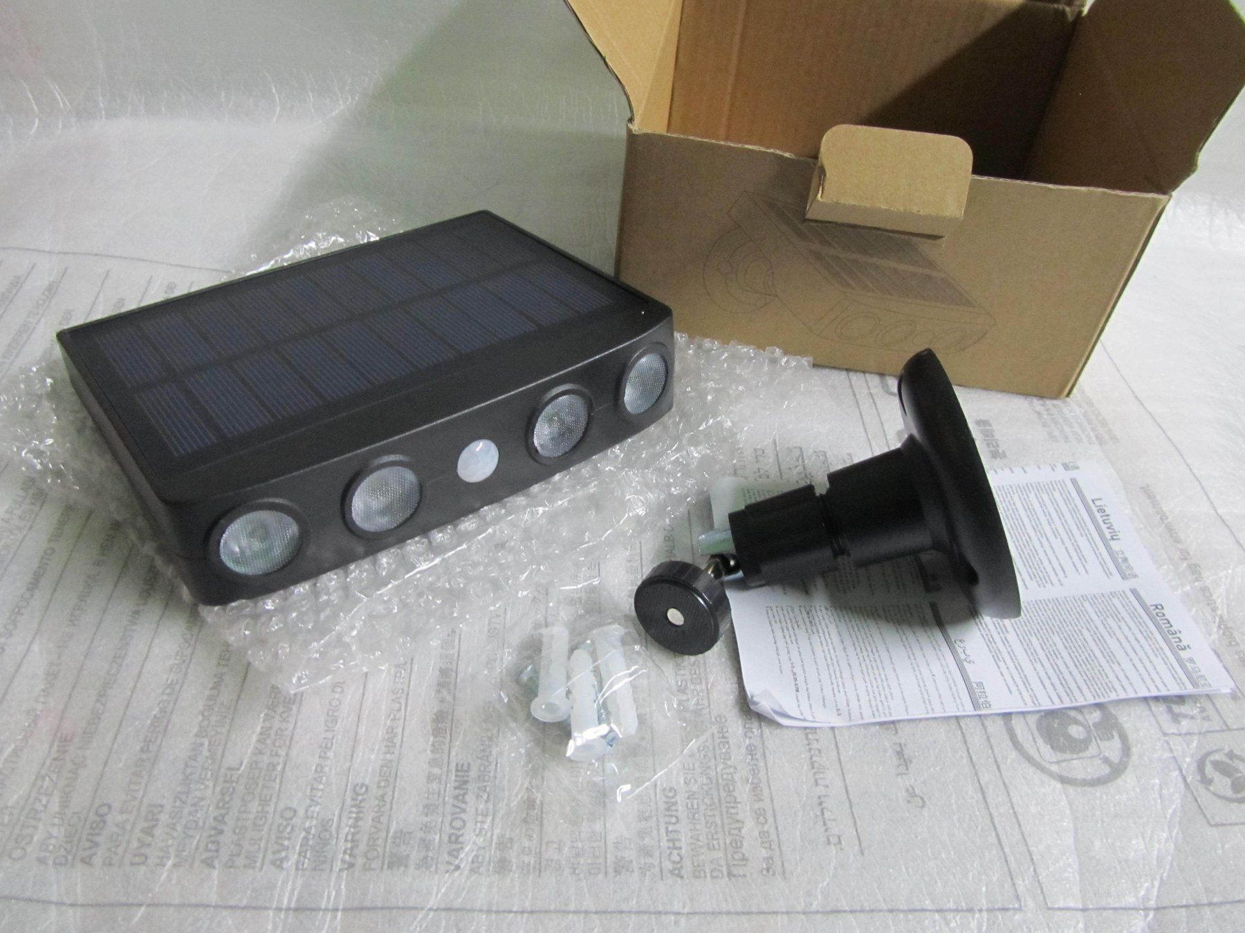 Lampade: LED Solar-Außenleuchten – Nuovo e nell'imballaggio originale da moosseedorf venduto da RTN10 1