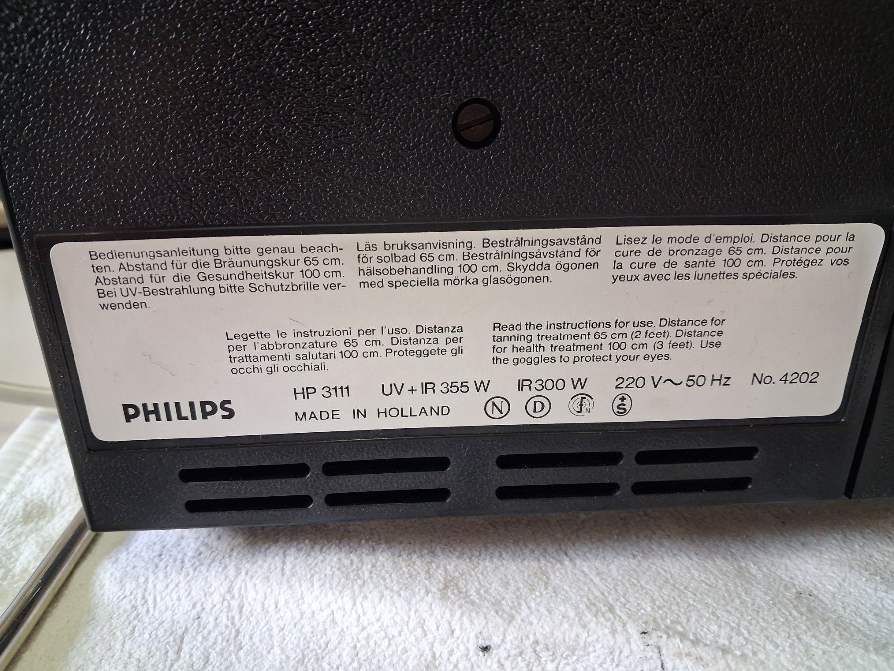 Philips Lampade: Gesichts-Sonnenlampe Philips HP3111 Deluxe – Usato da Tägerig venduto da rob_psv5 3