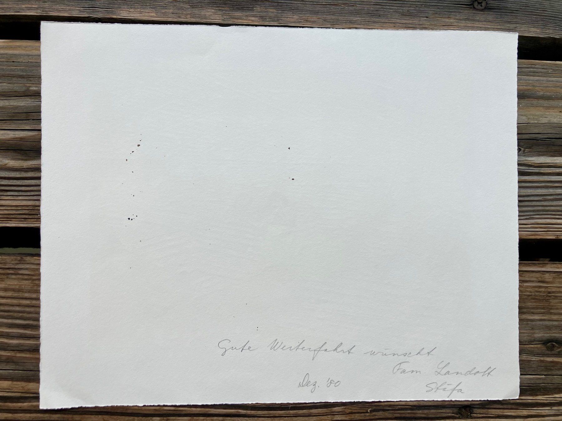 Xilografie: Holzschnitt von Karl Landolt – Usato da Winterthur venduto da Barunggeli 8
