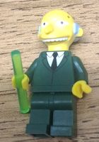 Lego Simpsons Mr Burns Figur mit Zepter
