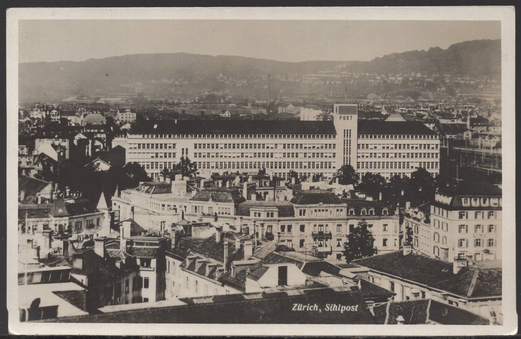 Ansichtskarten: Zürich - Sihlpost – Gebraucht aus Aarau von kufi44
