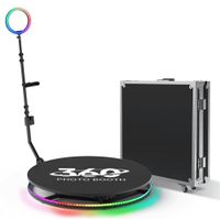 360° Photo Booth 150cm! – Komplett-Set mit RGB, App & Case