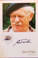 Gert Fröbe 1913-1988 Autogramm Sammelkarte 18x26cm