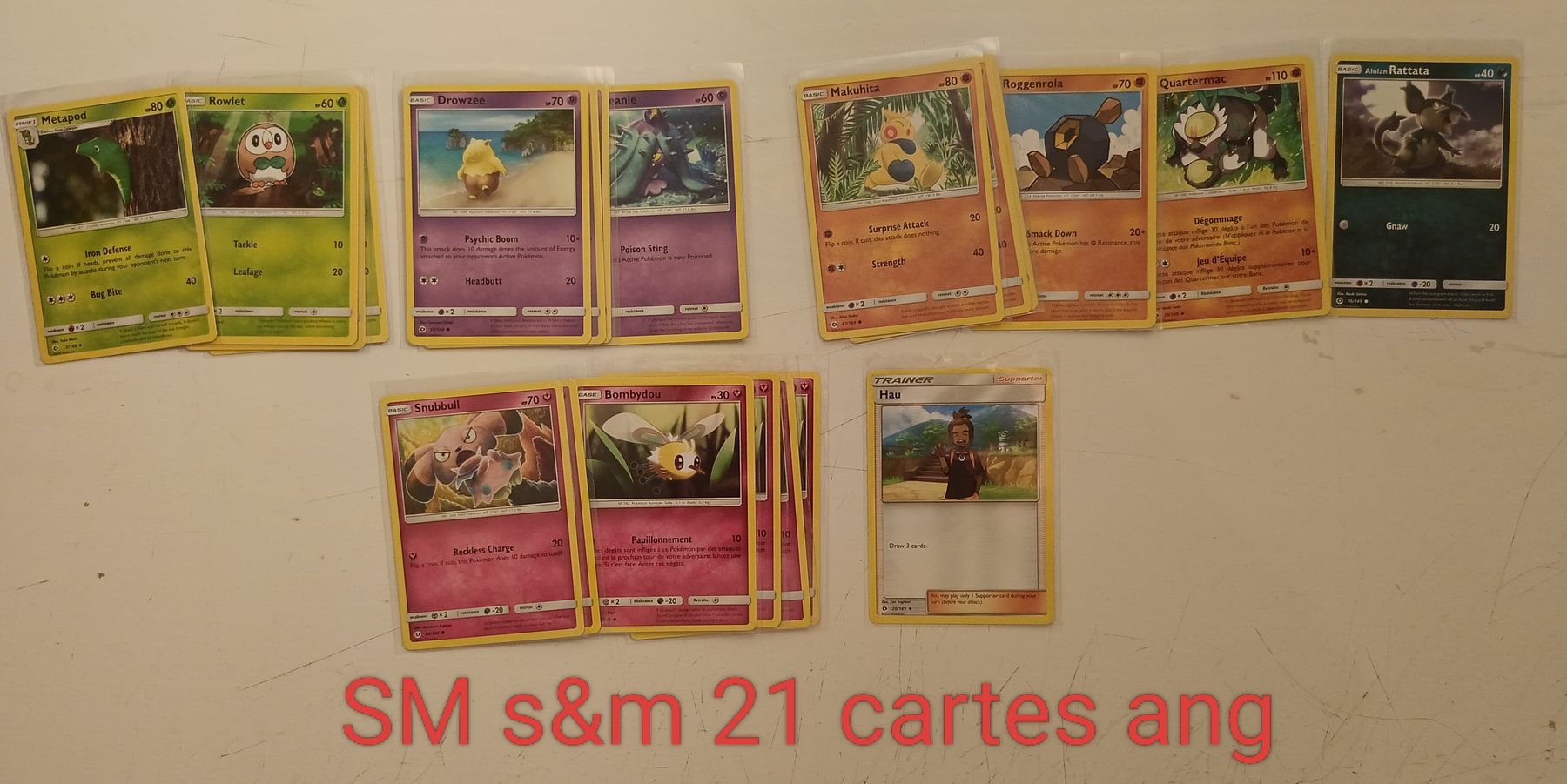 Pokémon Carte collezionabili: Lot de carte soleil et lune – Nuovo (secondo la descrizione) da Plan-les-Ouates venduto da Mathias_c 5