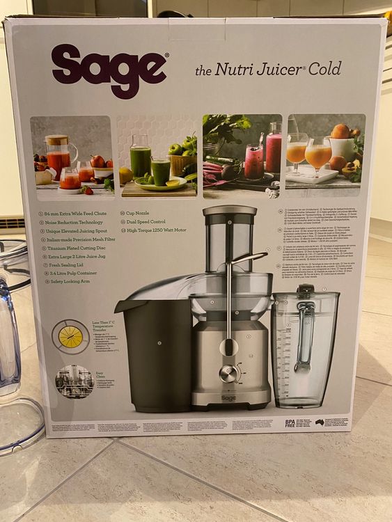 Sage Nutri Juicer Cold New Kaufen auf Ricardo