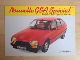 Citroen GS GSA Special - Prospekt Frankreich 7.80 - N036