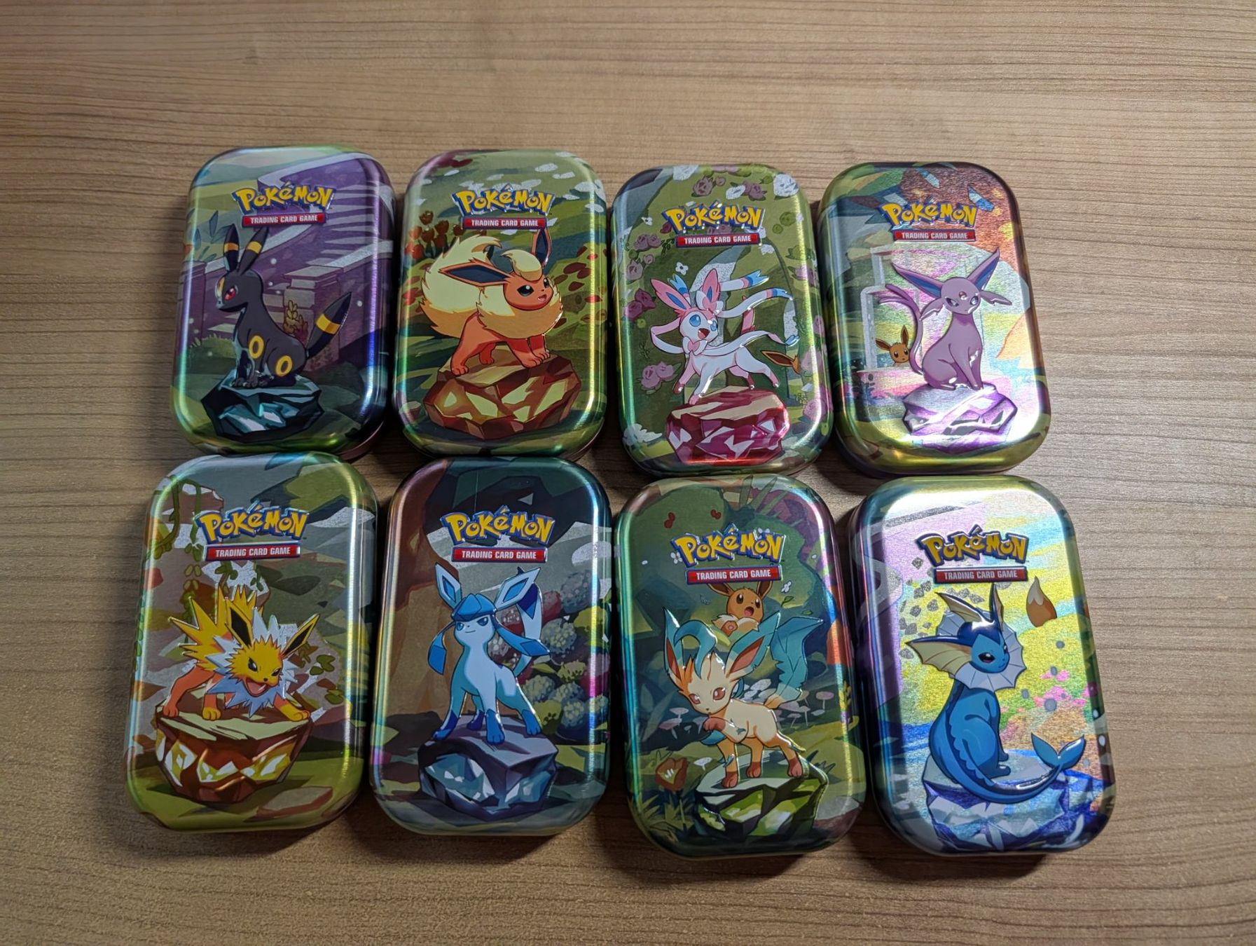 Giochi: Pokemon Prismatic Evolutions Mini Tins Complete (8/8) EMPTY – Usato da Glattpark(Opfikon) venduto da fnhabach 5