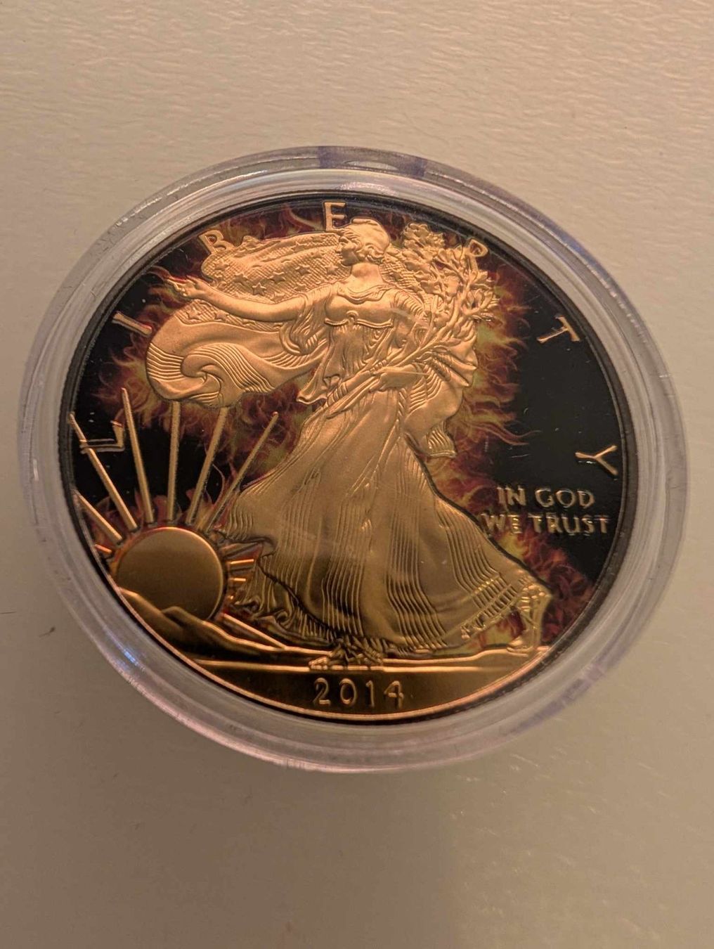Tutti le monete: Silbermünze 1oz Burning Liberty 2014 – Nuovo (secondo la descrizione) da Höri venduto da Zorro1972