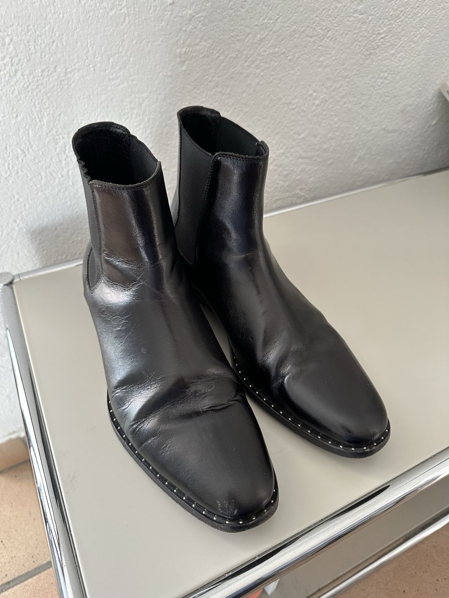 Saint Laurent Scarpe da uomo: Saint Laurent Montaigne Chelsea boots – Usato da Orselina venduto da GIONALERIPO 5