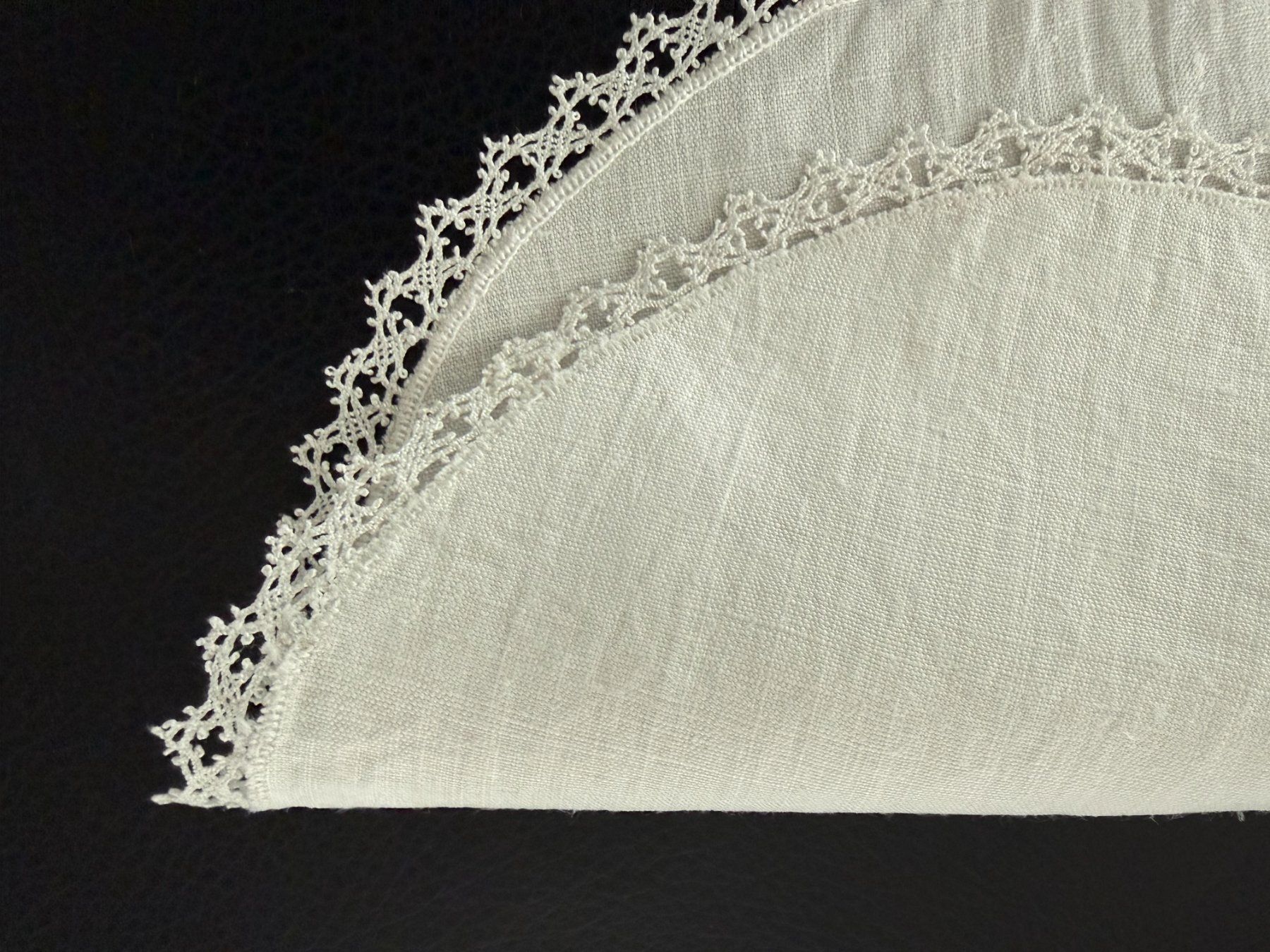 Sottobicchieri: Spitzendeckchen Handarbeit  Leinen mit filigranen Spitzen – Usato da Subingen venduto da ArtBead 2