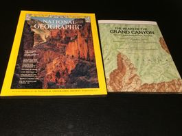 NATIONAL GEOGRAPHIC English ed. JULY 1978 W. map The Grand C