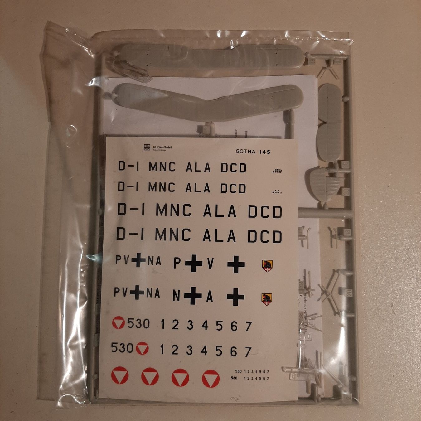Kit di modellismo & Modellini statici: 3357 ... Gotha Go 145 B/C/D ... Huma 3002 – Nuovo (secondo la descrizione) da Bonstetten venduto da Benibanny59 2