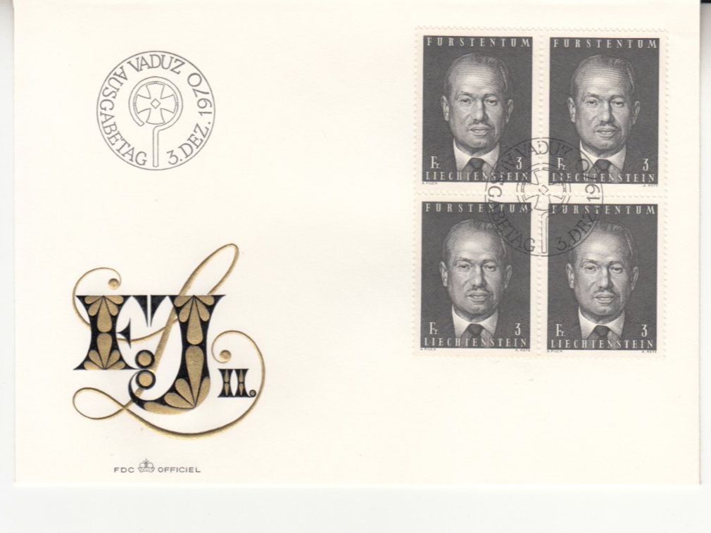 Tutti i francobolli: LBK 468 im 4er-Block FDC – Usato da Bürglen TG venduto da StampGraf