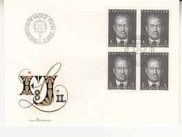 LBK 468 im 4er-Block FDC