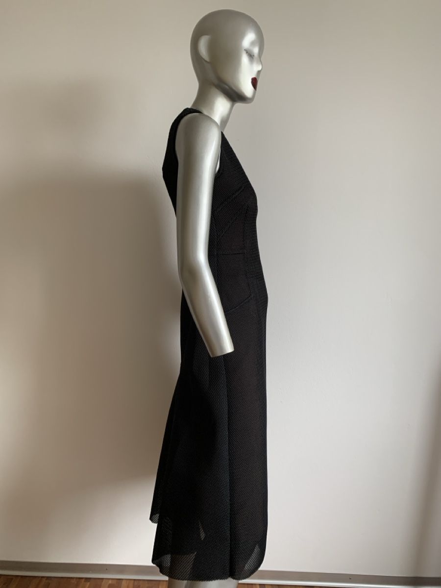 Akris Vestiti: AKRIS: Exklusives langes schwarzes Abendkleid mit Mesh, 34 – Nuovo (secondo la descrizione) da Luzern venduto da paulablue 3
