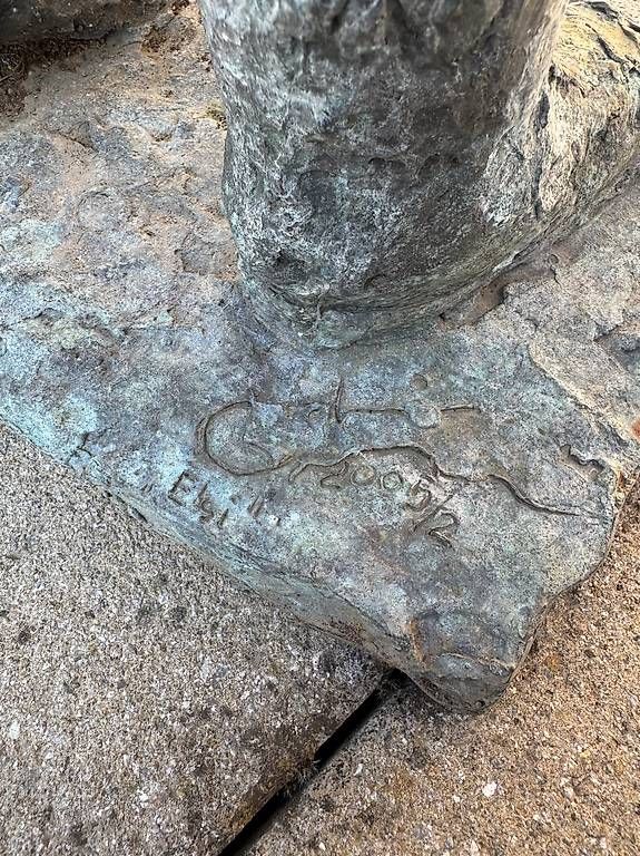 Statuette: Bronze Figur Schulmädchen – Usato da Merenschwand venduto da yogi2000 3