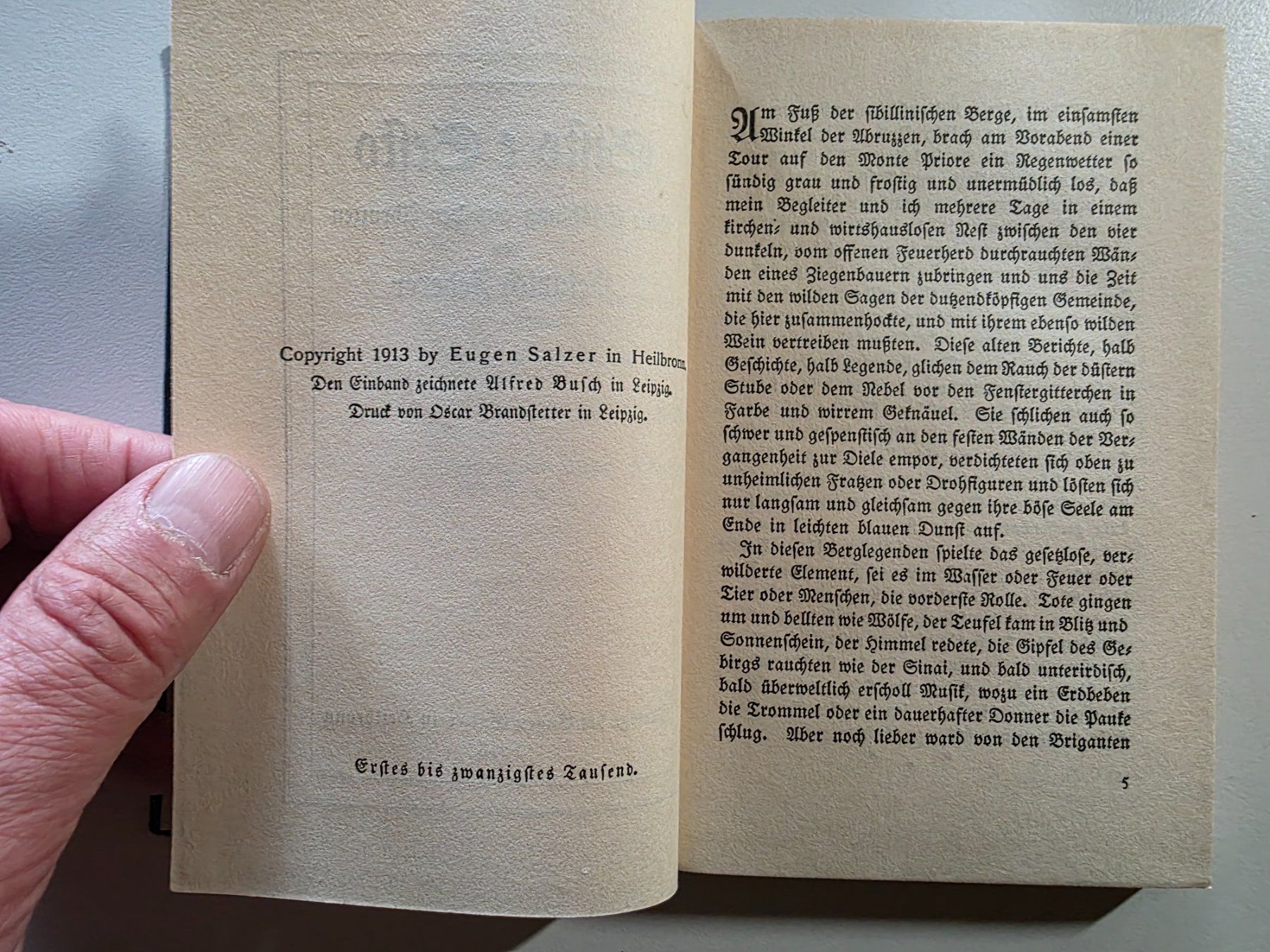 Libri: Heinrich Federer - Sisto e Sesto - 1913 – Usato da Walterswil BE venduto da Lonitti 4