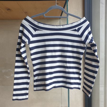 🐸 CLOCKHOUSE PULLOVER S GESTREIFT  BATEAU AUSSCHNITT