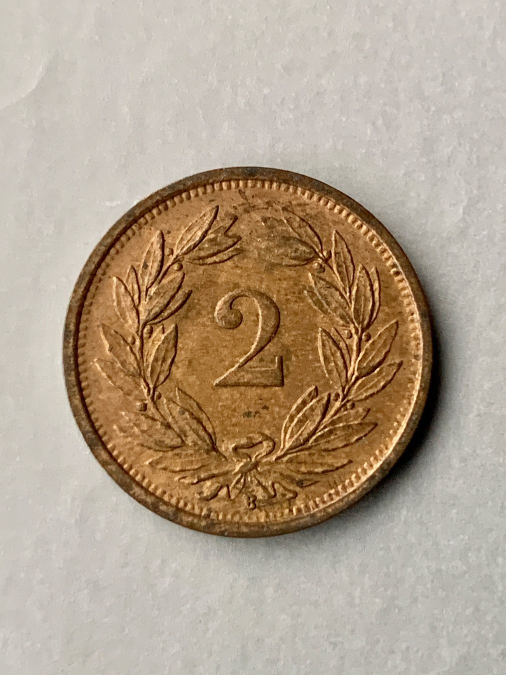 Alle Münzen: 2 Centimes 1937 Bern - Fast Vorzüglich / Presque Superbe – Gebraucht aus LE LIGNON von Katanaion 1