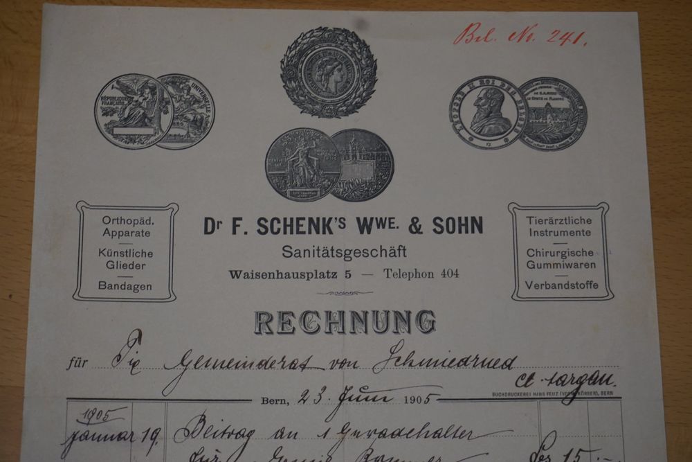 Wohnwirtschaftliche Verwendung Alte Rechnung