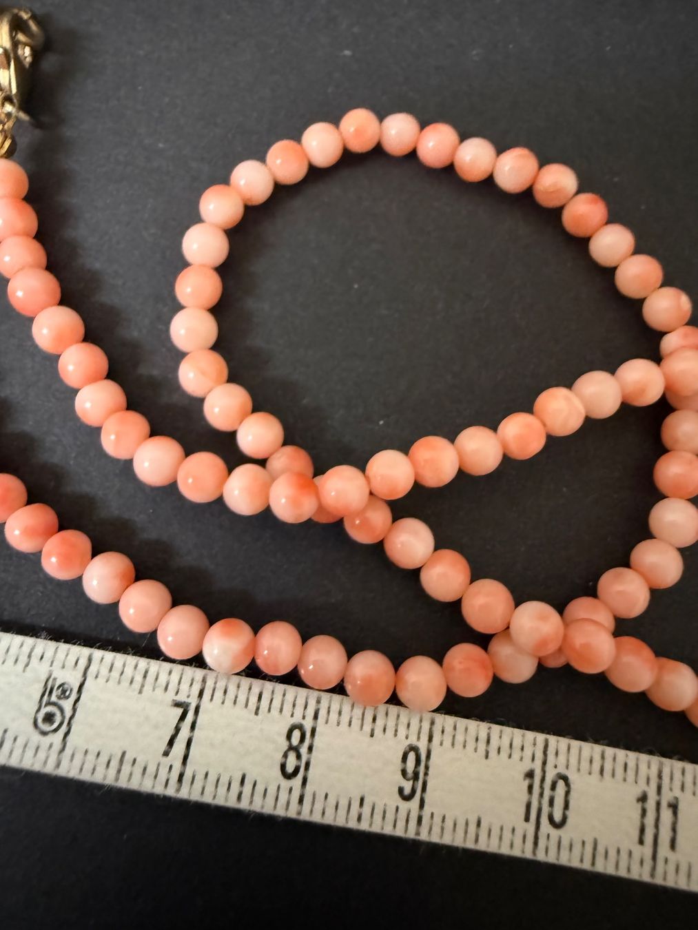 Catenine: Rosa Korallen Kette mit Silber Verschluss 925 – Usato da Spiegel b. Bern venduto da Rogger72 5
