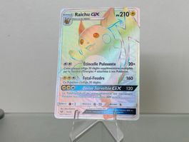 (Near Mint) 🇫🇷 Raichu GX 75 Secret, Pokemon Shining Legend