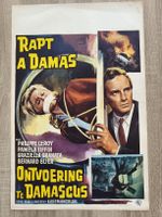 Affiche Belge de film Rapt a Damas, Eastmancolor, Mario Came
