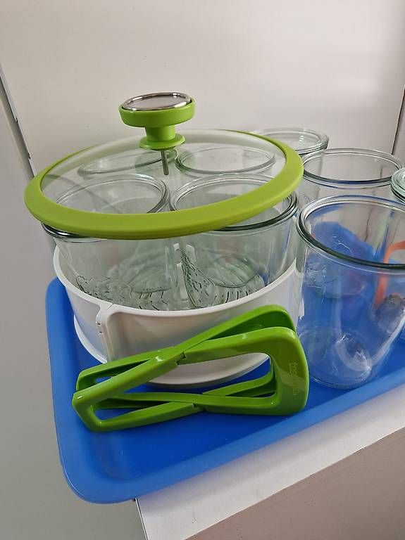 Set di piatti: Einkochset von Tescoma mit 8 passenden Gläsern – Usato da Altnau venduto da Hadur 1