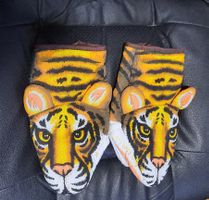 Küchen-Handschuhe im Tiger Look - NEU