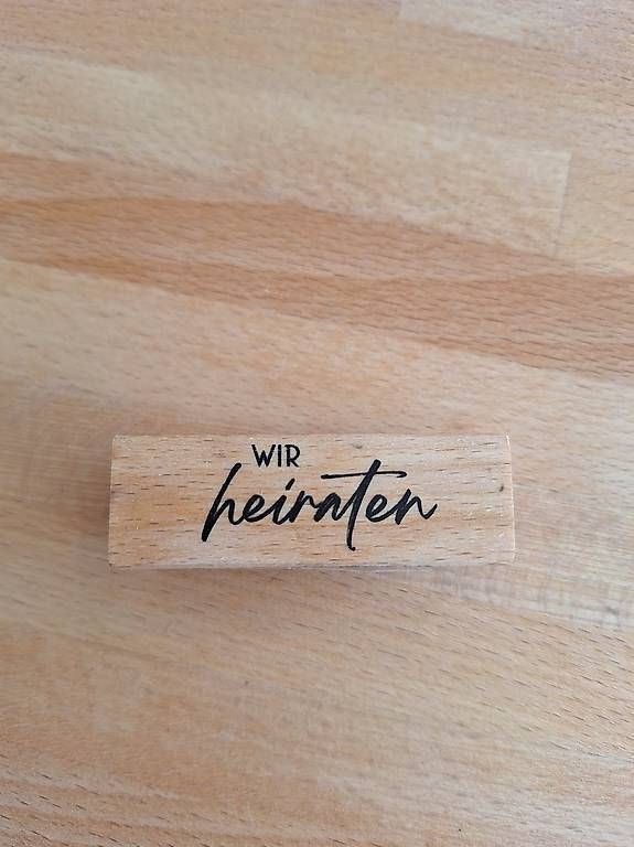 Timbri: Stempel "Wir heiraten" – Usato da Frutigen venduto da elle_nnam