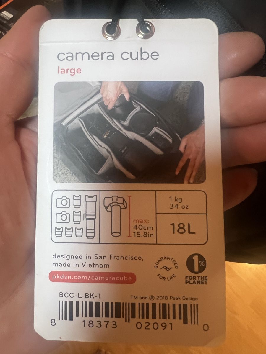 Peak Design Rucksäcke: Peak Design Travel Backpack 45L mit Camera Cube large 18 Lit – Neu (gemäss Beschreibung) aus Kallnach von luk_9tdh 7