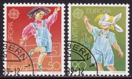 Satz SBK-Nr. 775-776 (Europa 1989) gestempelt
