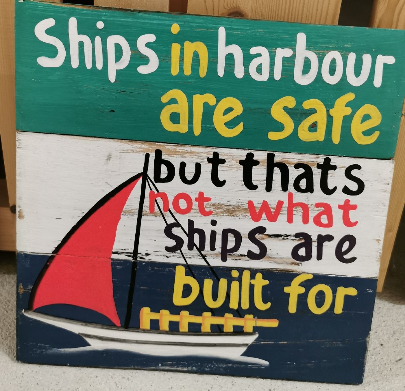 Foto & Immagini: Bild auf Holz / Ships – Usato da Wohlen AG venduto da Mica1
