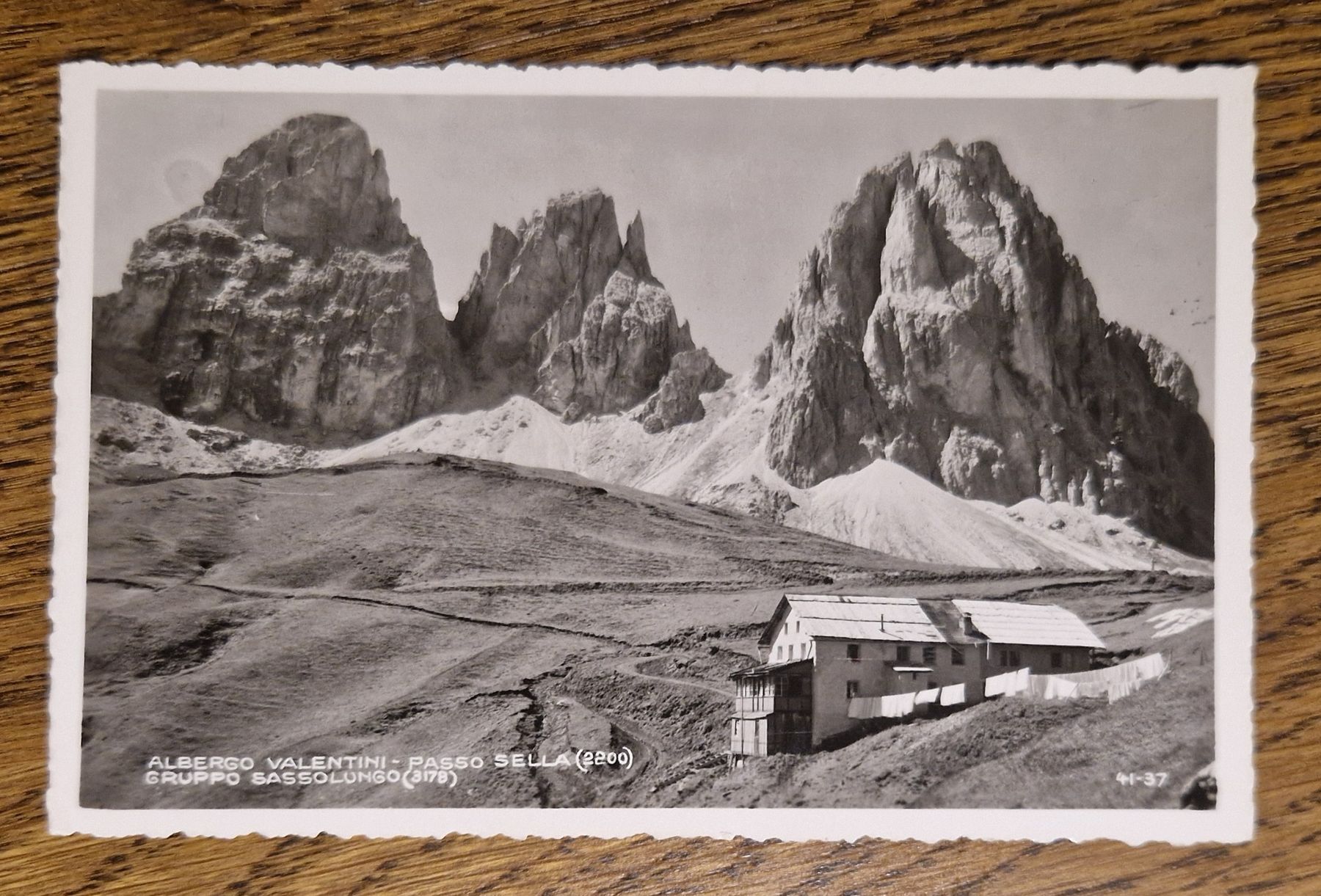 Cartoline postali: Albergo Valentini - Passo Sella – Usato da Ebikon venduto da Donar50