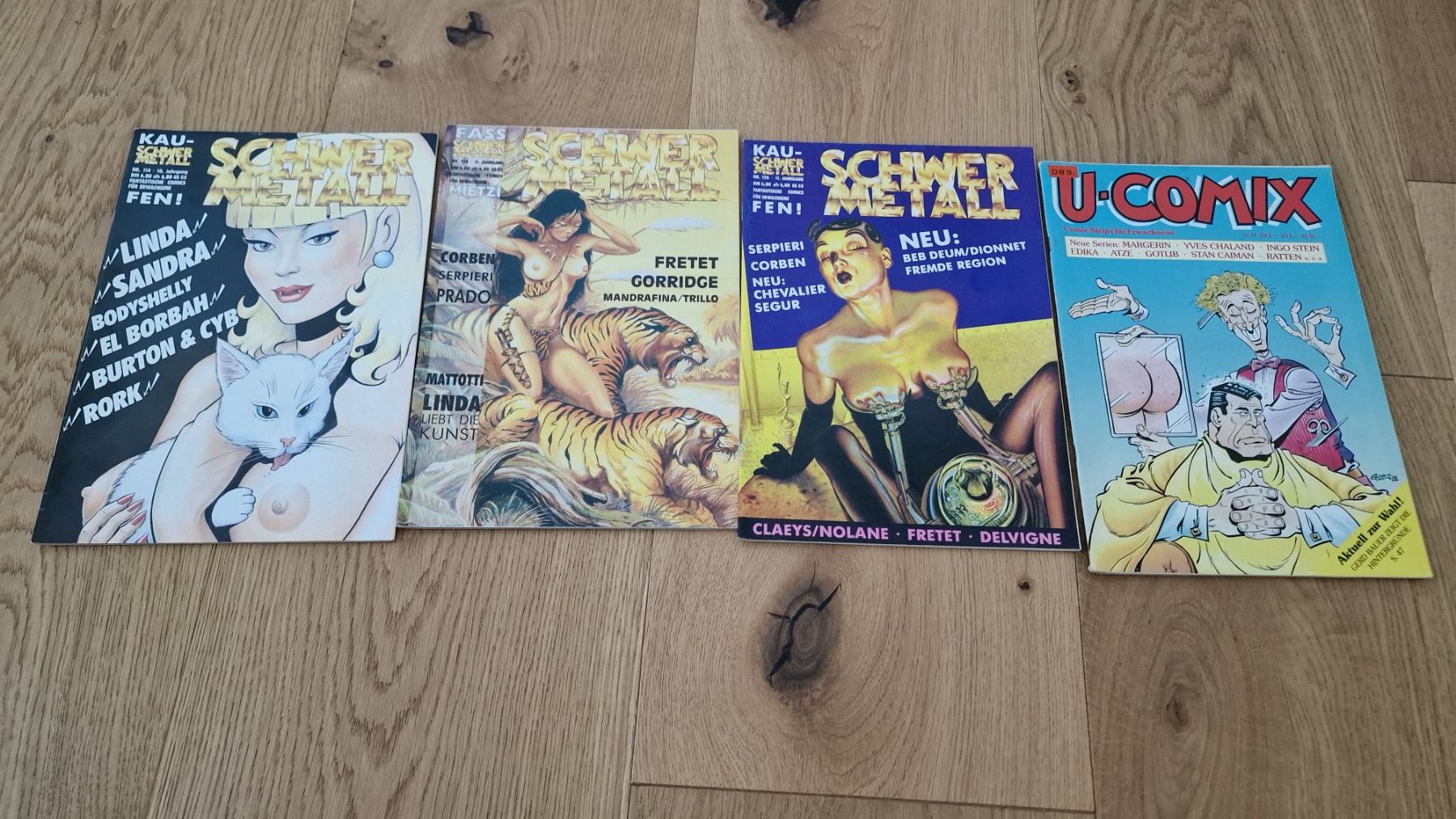 Fumetti: 4 Schwermetall, U Comix – Usato da Haag (Rheintal) venduto da tw01