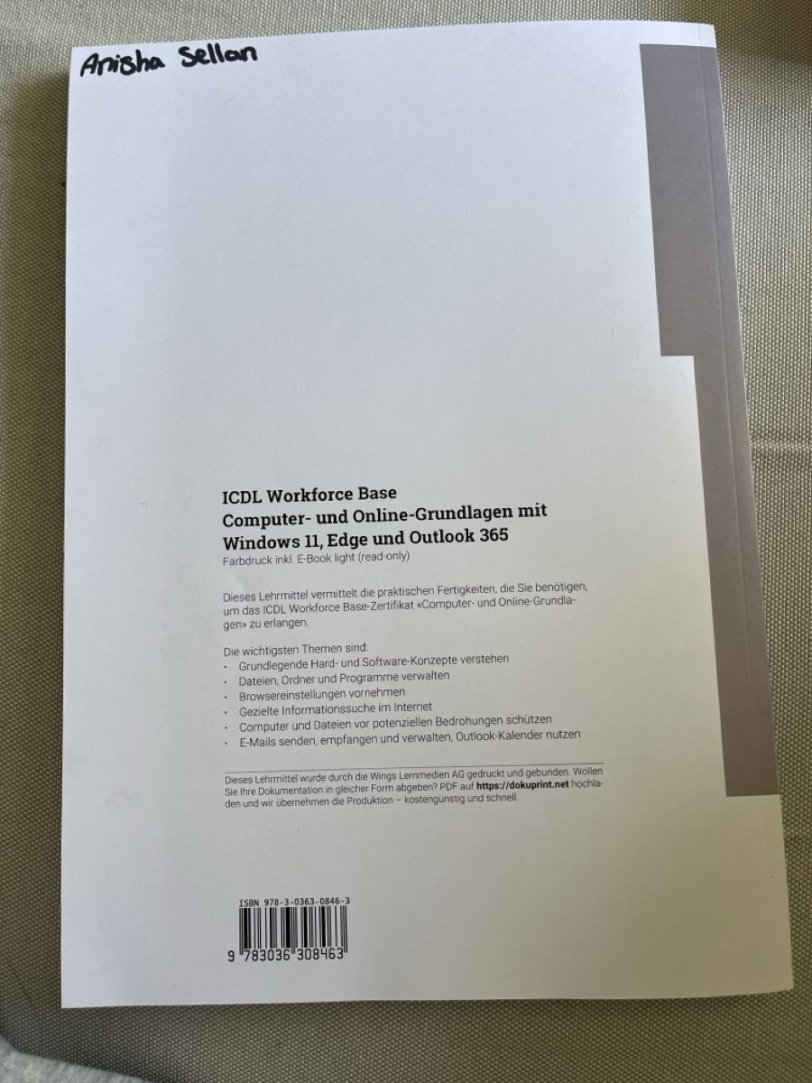 Bücher: ICDL Computer- und Online-Grundlagen Sws – Gebraucht aus Neftenbach von anisha_capone 1