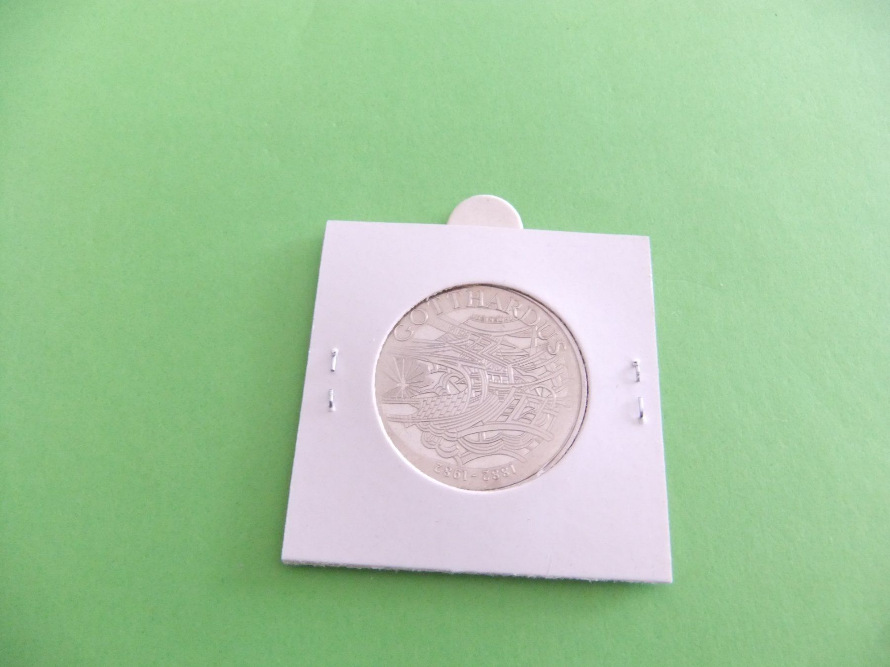 Tutti le monete: 5 Francs 1982 Gottardo - Commemorative – Usato da Yverdon-les-Bains venduto da Parede