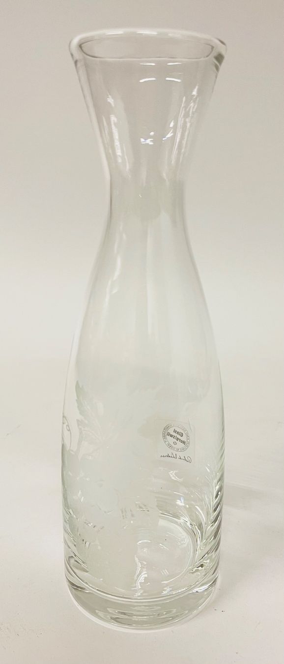 Glasi Hergiswil Caraffe: Glaskaraffe Glasi Hergiswil, Schweiz – Usato da Olten venduto da ELHANDEL