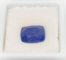 1x Tanzanite coussin 4.50 ct - CERTIFICAT 270.- Fr.