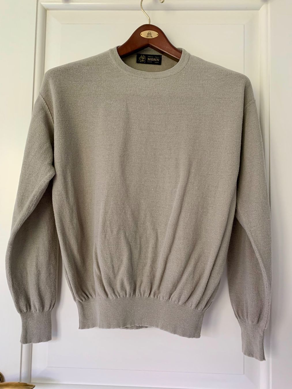 Pullover & Sweatshirts: Pullover uomo  MONN Lugano. Taglia 50 (M). Lino e cotone. Vi – Gebraucht aus Vacallo von Ro-Ma76