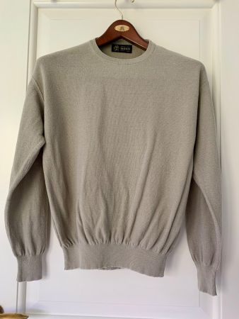 Pullover uomo  MONN Lugano. Taglia 50 (M). Lino e cotone. Vi