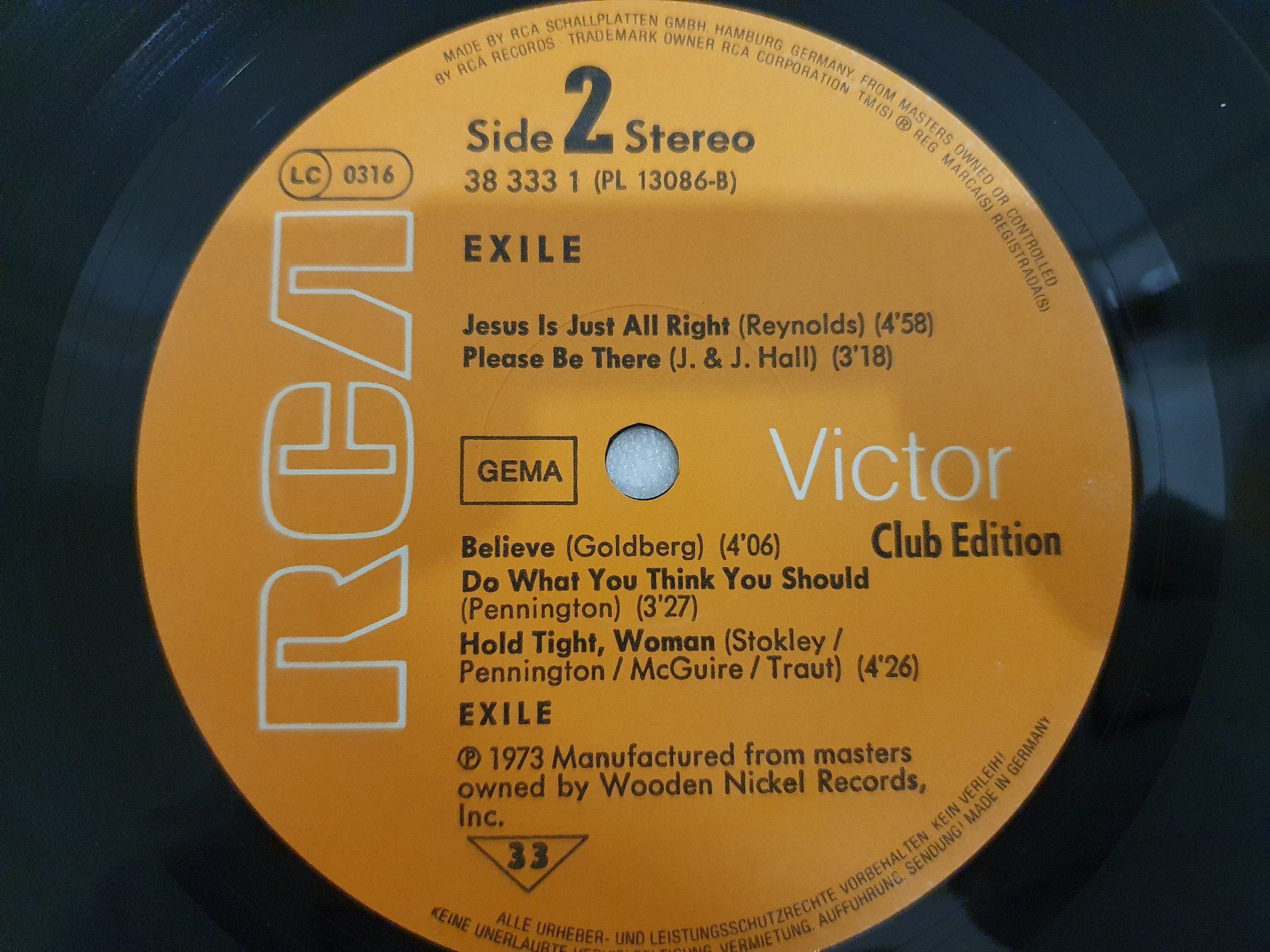 Dischi in vinile: Exile – Exile – Usato da Uster venduto da Vinyl-Leidenschaft 5