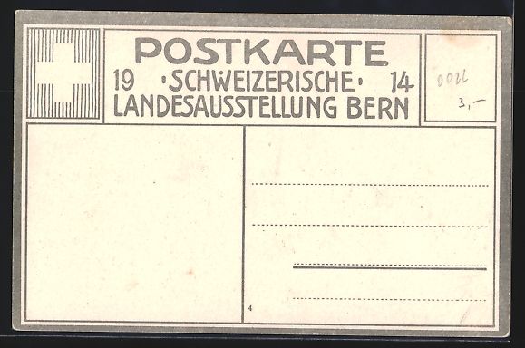 Cartoline postali: Bern, Schweizerische Landesaustellung 19 – Usato da Berlin venduto da bartko-reher 1