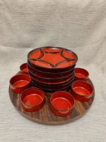 Set Fondue / Aperitivo Schinuas Vintage – 15 pezzi GIREVOLE