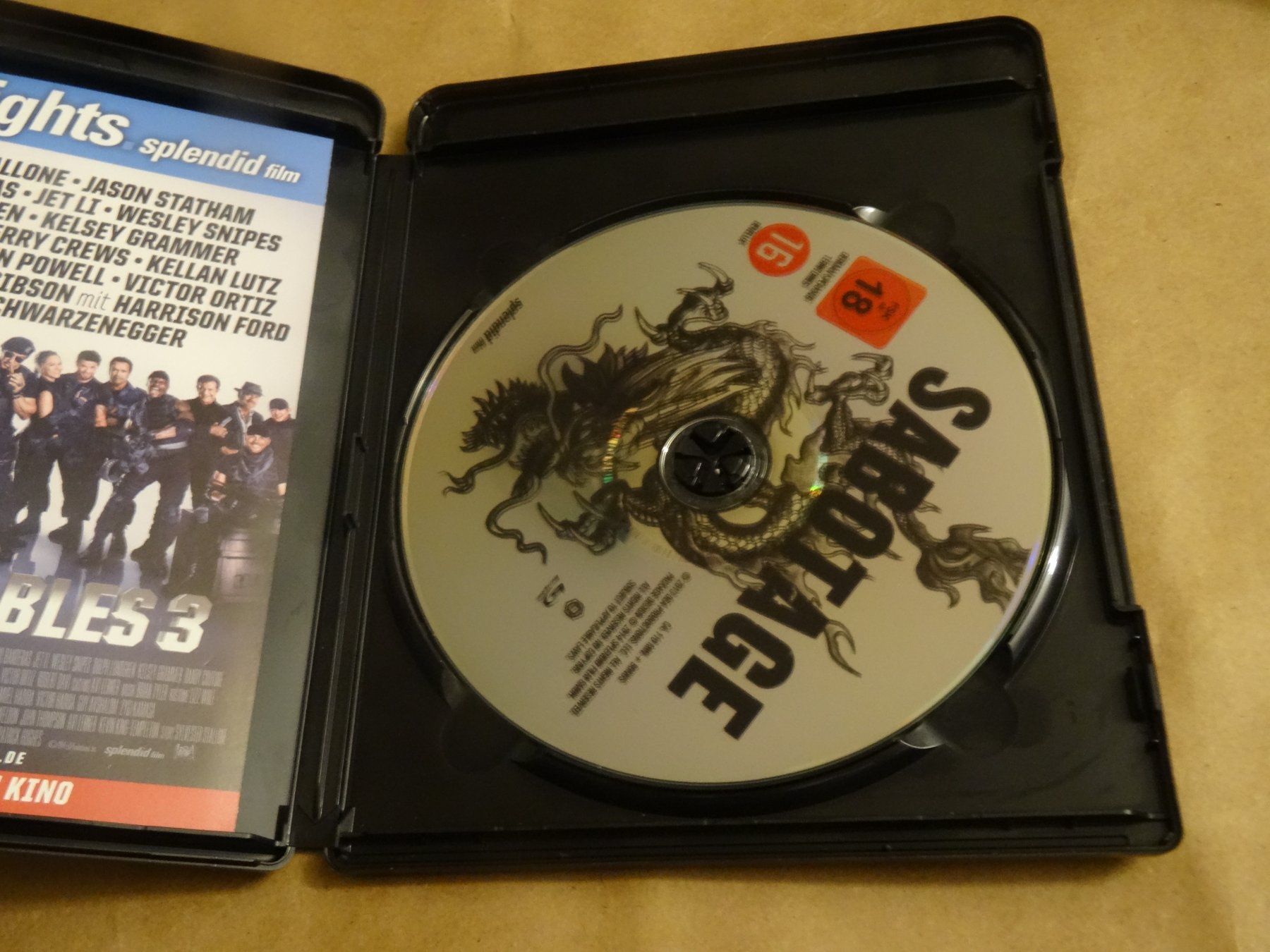 Tutti i DVDs: Sabotage BLU-RAY – Usato da Olten venduto da Disc-Verkauf 1