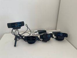 3 Logitech Webcam C922 Pro Stream & 1 Logitech HD Pro C920