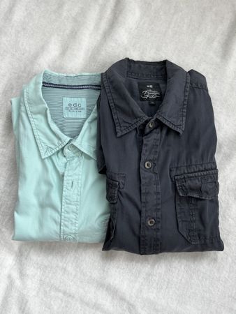 Set de 2 chemises homme à courtes manches taille M