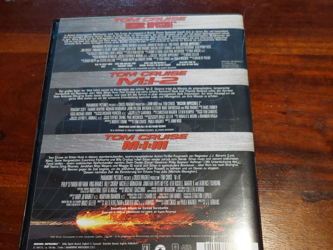 Tutti i DVDs: Tom Cruise Mission Impossible 1-3 – Usato da Beckenried venduto da Havacola 3